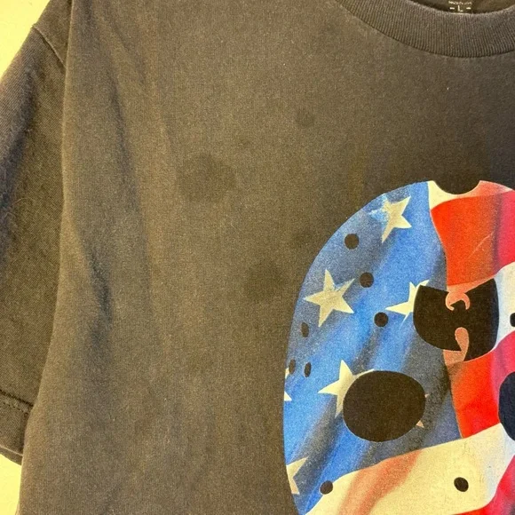 Wu-Tang RARE Black Graphic Short Sleeve Tee - Picture 2 of 7